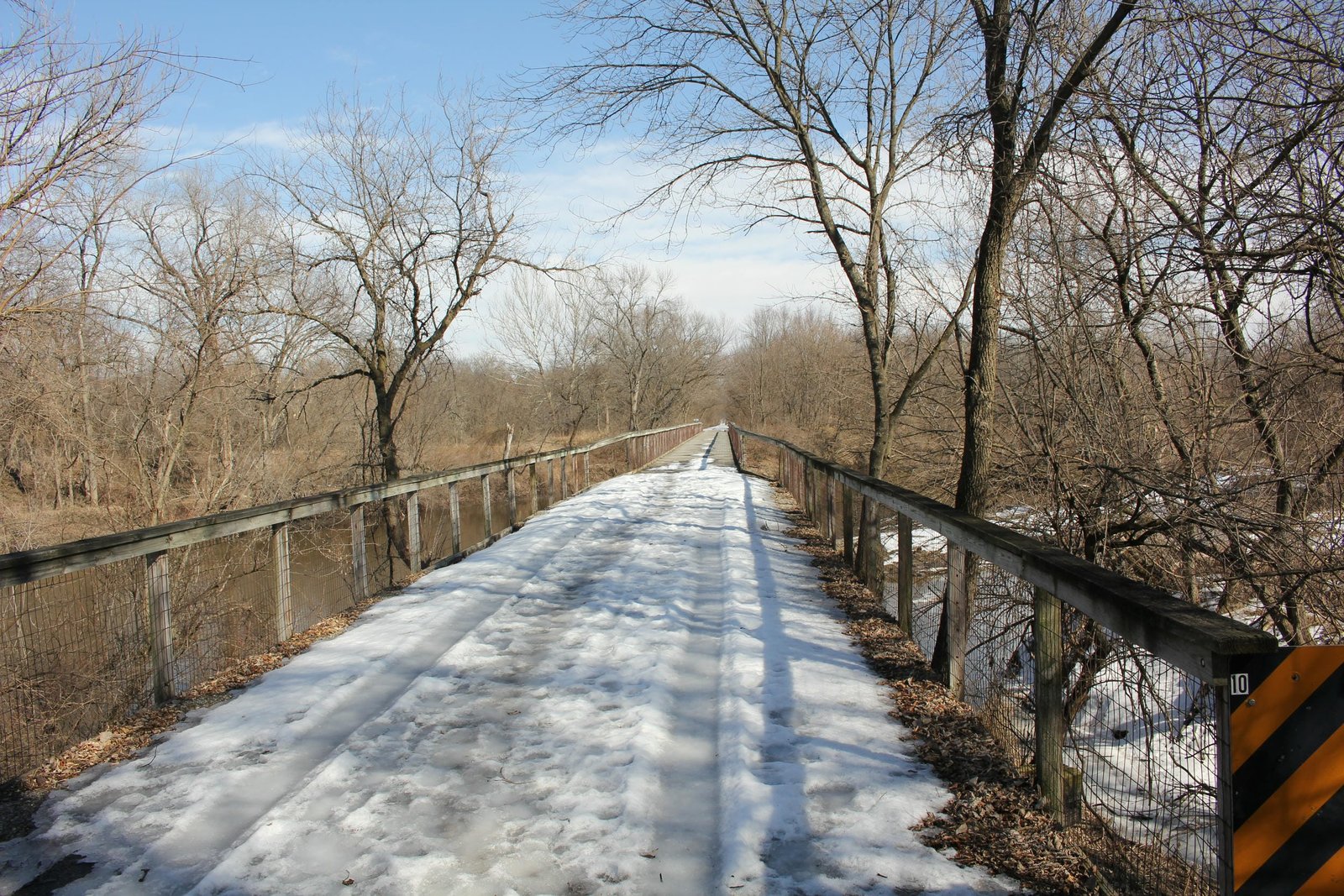 Looking east (railroad north)